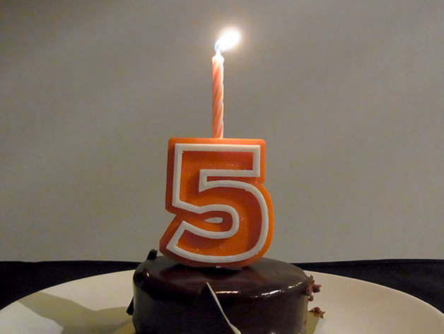 Candle Holder Numbers - Numbers 0 - 9 For Birthday Cake Decoration