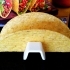 Taco Holder - Rolls over for easy filling / Flat base holds Taco upright when served image