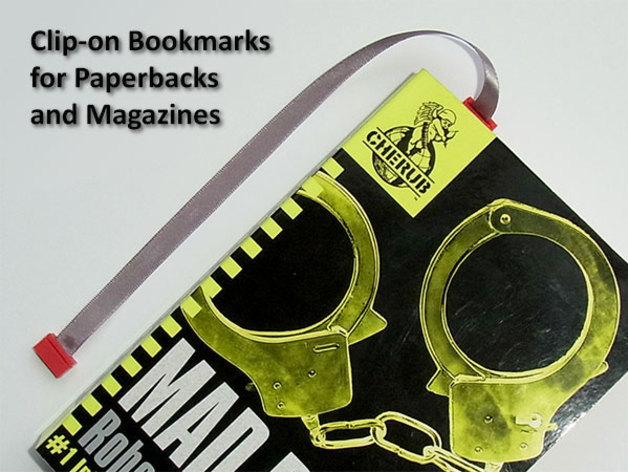 Clip-On Bookmarks For Paperbacks And Magazines - No Relocating Required As You Read.