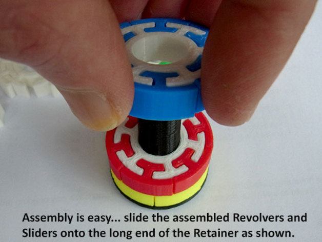 The "Revolver"... easy to print but challenging to solve!