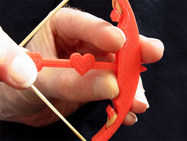 Bow and Arrow - Shoot an arrow / Valentines Day Heart Arrow up to 5 metres!