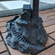 Picture of print of Lighthouse on a rock, low-poly functional edition. This print has been uploaded by Erika Heidi