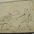 Socrates saves Alcibiades in the battle of Potidea image