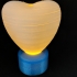 Heart Tea Lamp print image