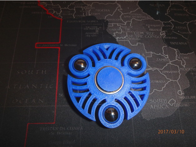 1/2" Ball Bearing Fidget Spinner - Wingnut2k #5