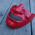 Samurai Half Mask (Mempo) print image