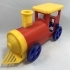 Balloon Powered Single Cylinder Air Engine Toy Train image