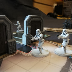 Picture of print of Star Wars Imperial Assault Custom Door Holder Tokens