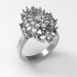 Ring with marquise and oval stones image