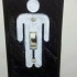 Men on off light switch cover image