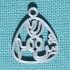 Personalised Triangular Pendant with World Fonts image