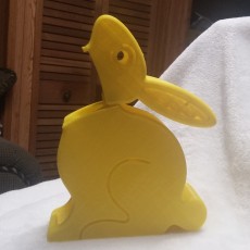 Picture of print of Easter Egg Dispenser Bunny