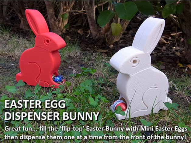 Easter Egg Dispenser Bunny