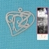 Personalised Zodiac Aries Heart Earring image
