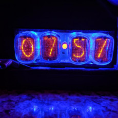 Picture of print of Motorcycle Chopper Nixie clock