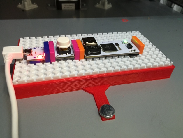 Send Text Message from 3D Printer to Phone Using littleBits