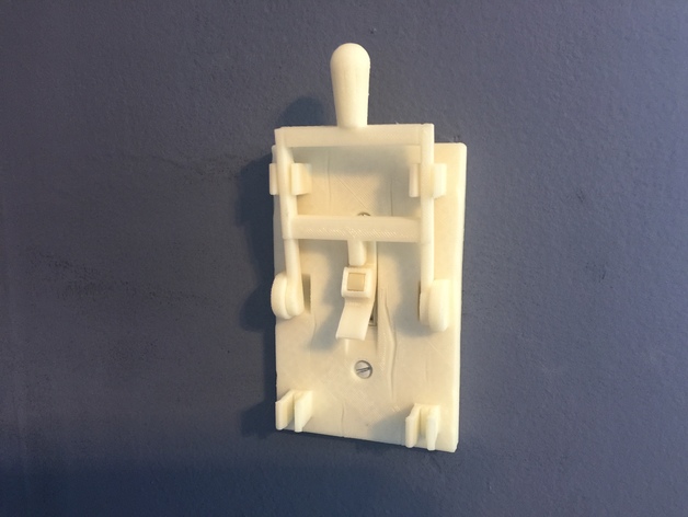 Reprint of Frankenstein Light Switch Plate from LoboCNC