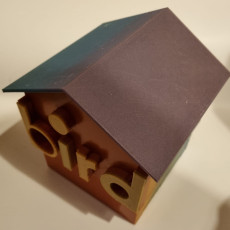 Picture of print of 3D-Printed Birdhouse, "bird" House