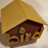 3D-Printed Birdhouse, "bird" House print image