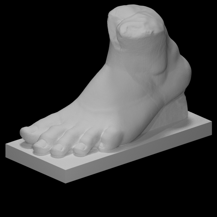 Colossal statue of Constantine: foot