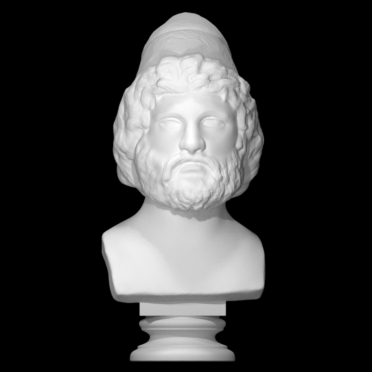 Roman marble head of Odysseus