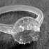 An engagement ring design for a 1.00ct round diamond with diamond set halo. 16 diamonds = 0.15ct  Finger size L ( 6 ) image