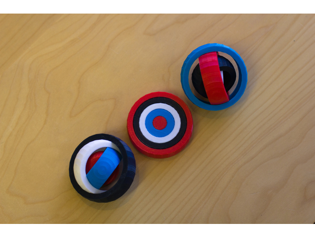Multi-color Rotating Rings Toy