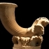 Lion-griffin horned vase image