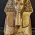 Head and Shoulders of a Sphinx of Hatshepsut print image