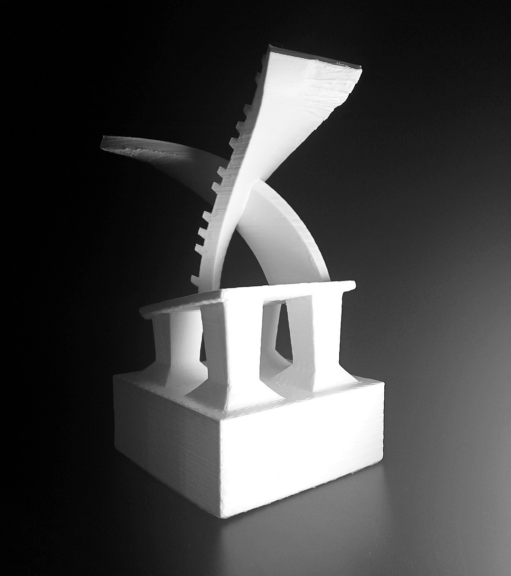 3D Printing Industry Awards Music Keyboards Trophy