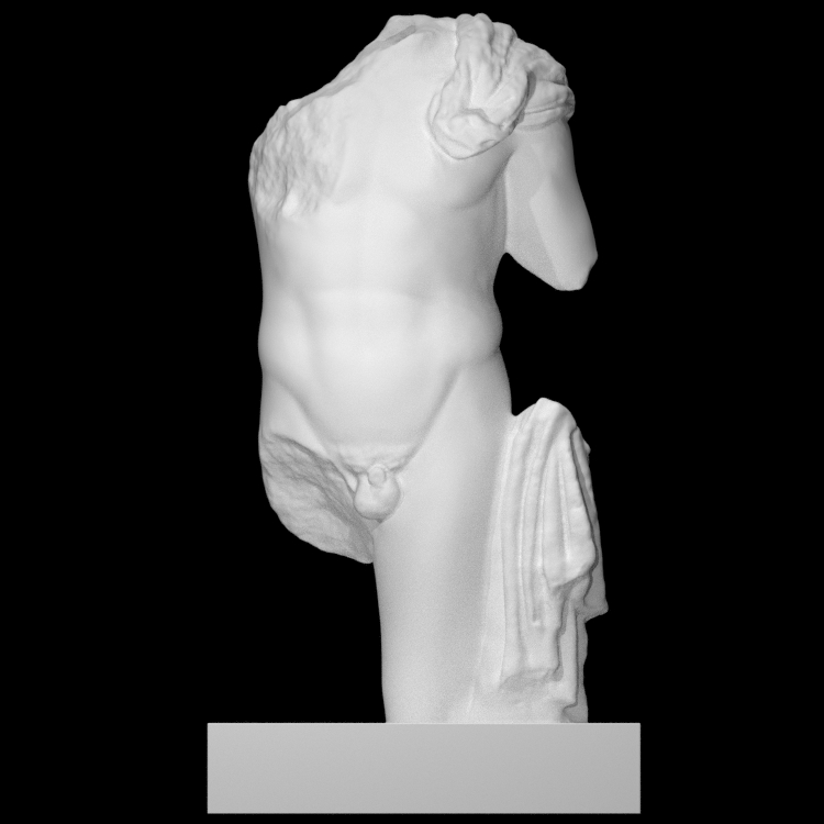 Male Statue in Heroic Nudity
