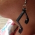 Musical note earrings image