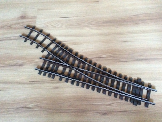 45mm Turnout for Garden Railway Track System