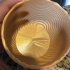 Wavy organic bowl, cups, vase and flower pot. print image