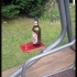 Garden bench/swing coffee (or beer) table image