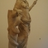 Statue of Athena with a snake image