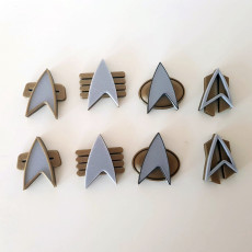 Picture of print of Starfleet Com Badges This print has been uploaded by Sebastiaan Holman