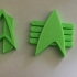 Starfleet Com Badges print image