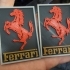 4 color squared Ferrari Logo image