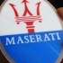 4 colors Maserati logo image