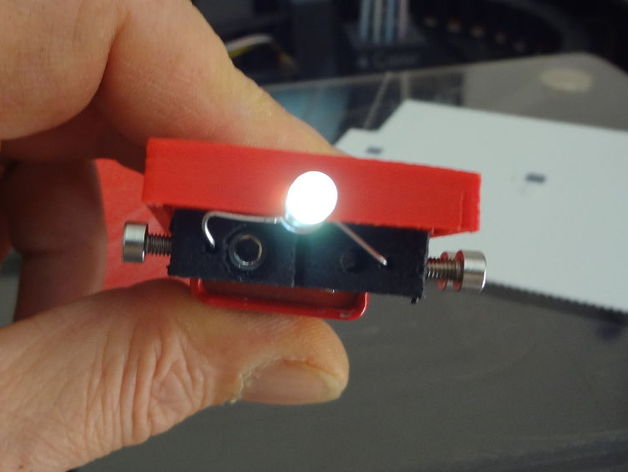 9V Torch with a single led - Conductive Abs experiment