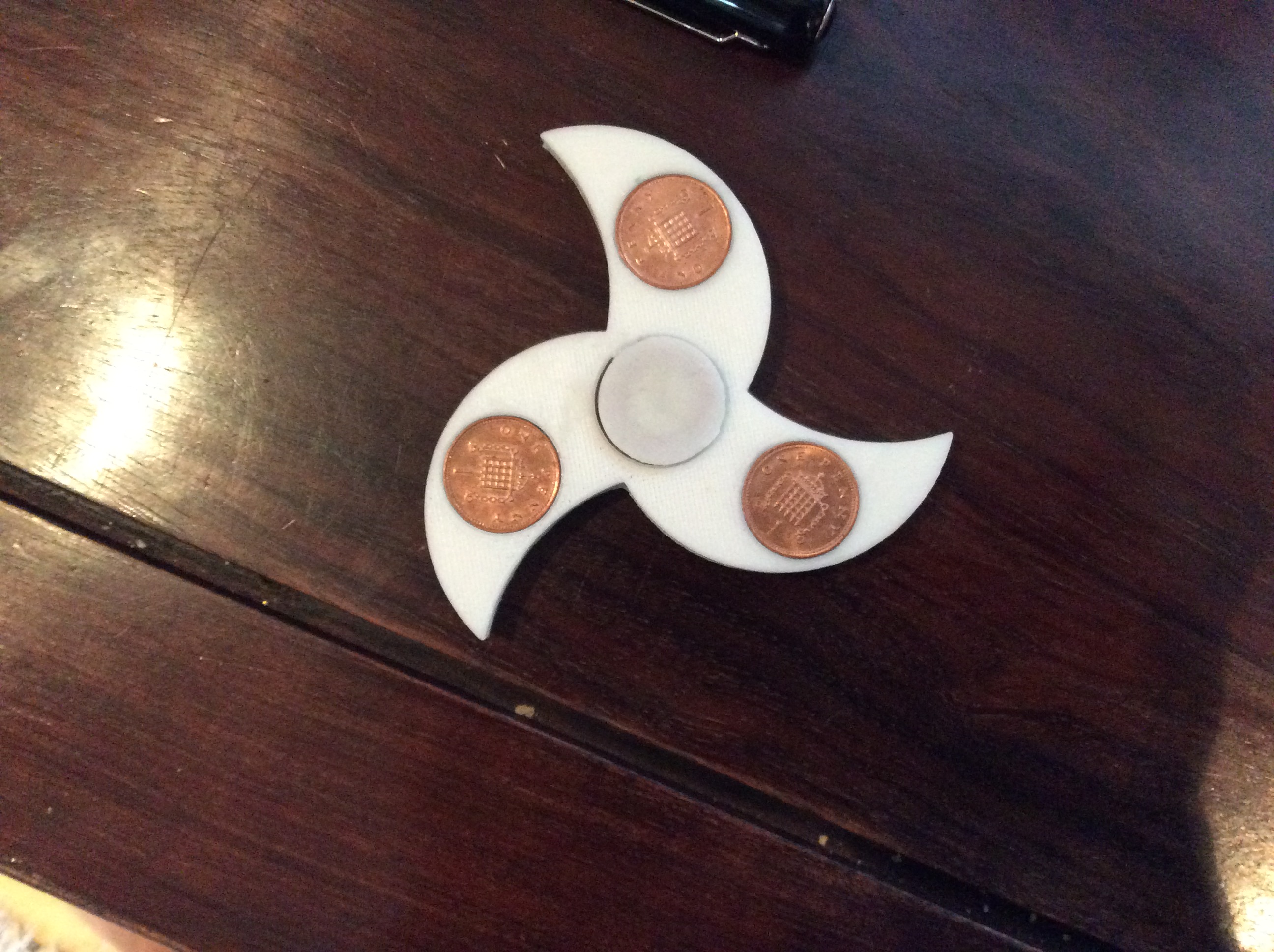 UK and US penny fidget spinner