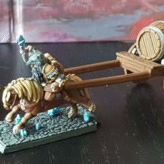 Picture of print of 28mm Barrel Cart