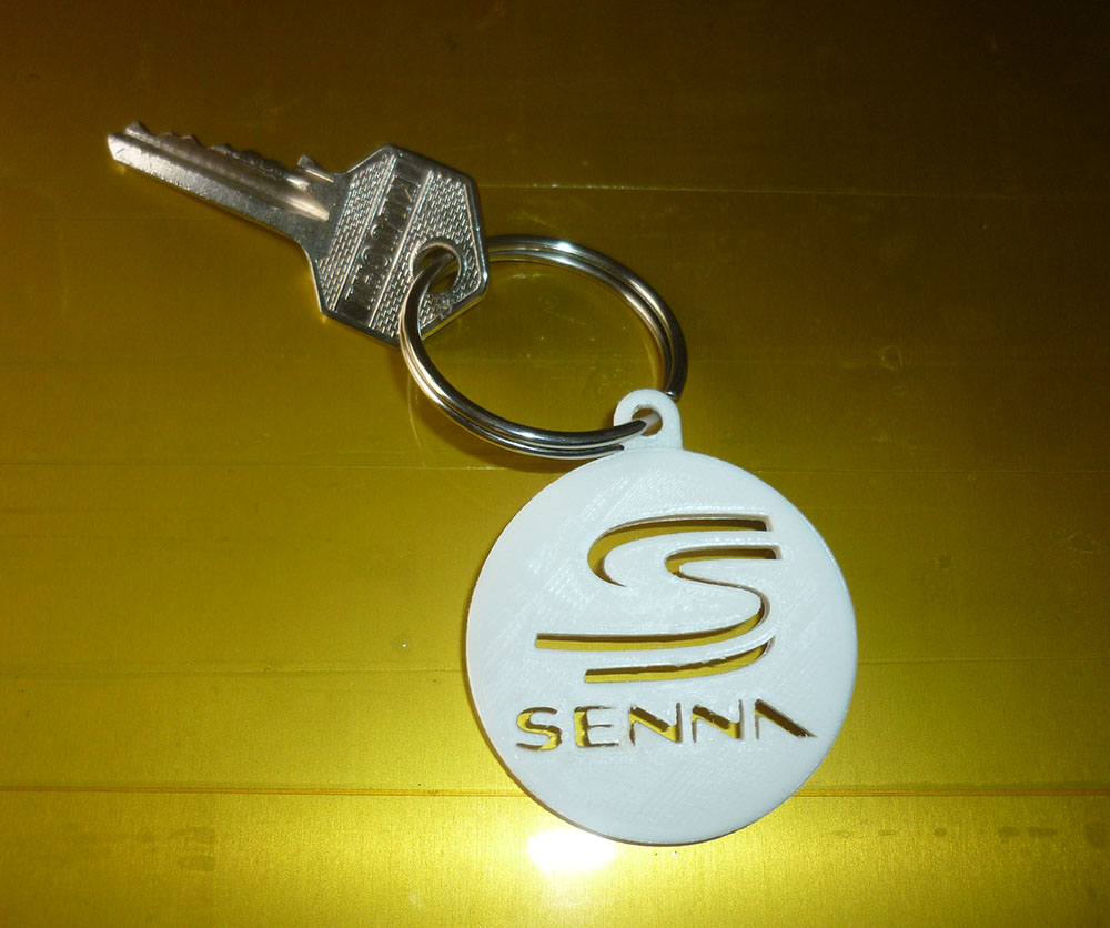 Senna key holder logo