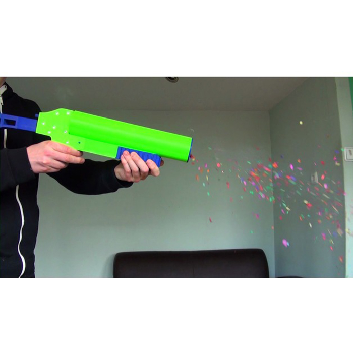 3D Printed Party Popper Pistol