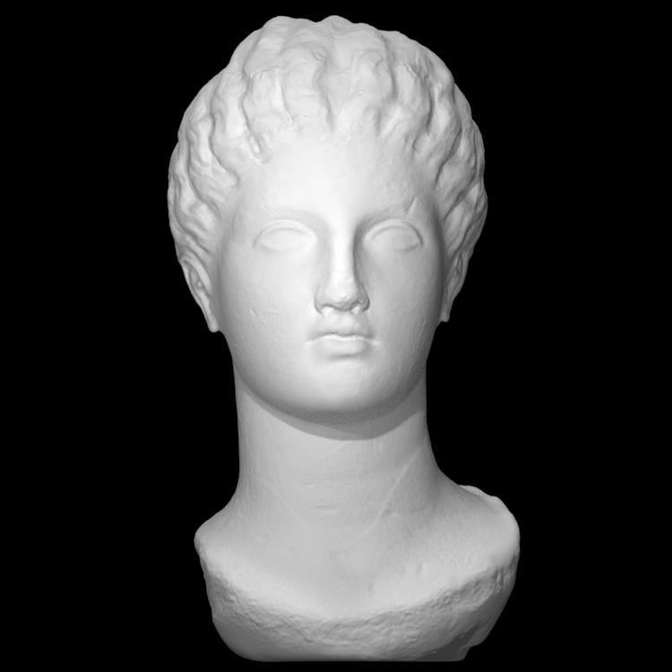 Marble Head of a Goddess