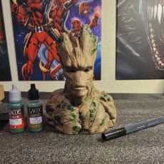 Picture of print of Stand for Groot bust