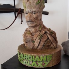 Picture of print of Stand for Groot bust