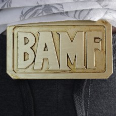 Picture of print of BAMF Belt Buckle