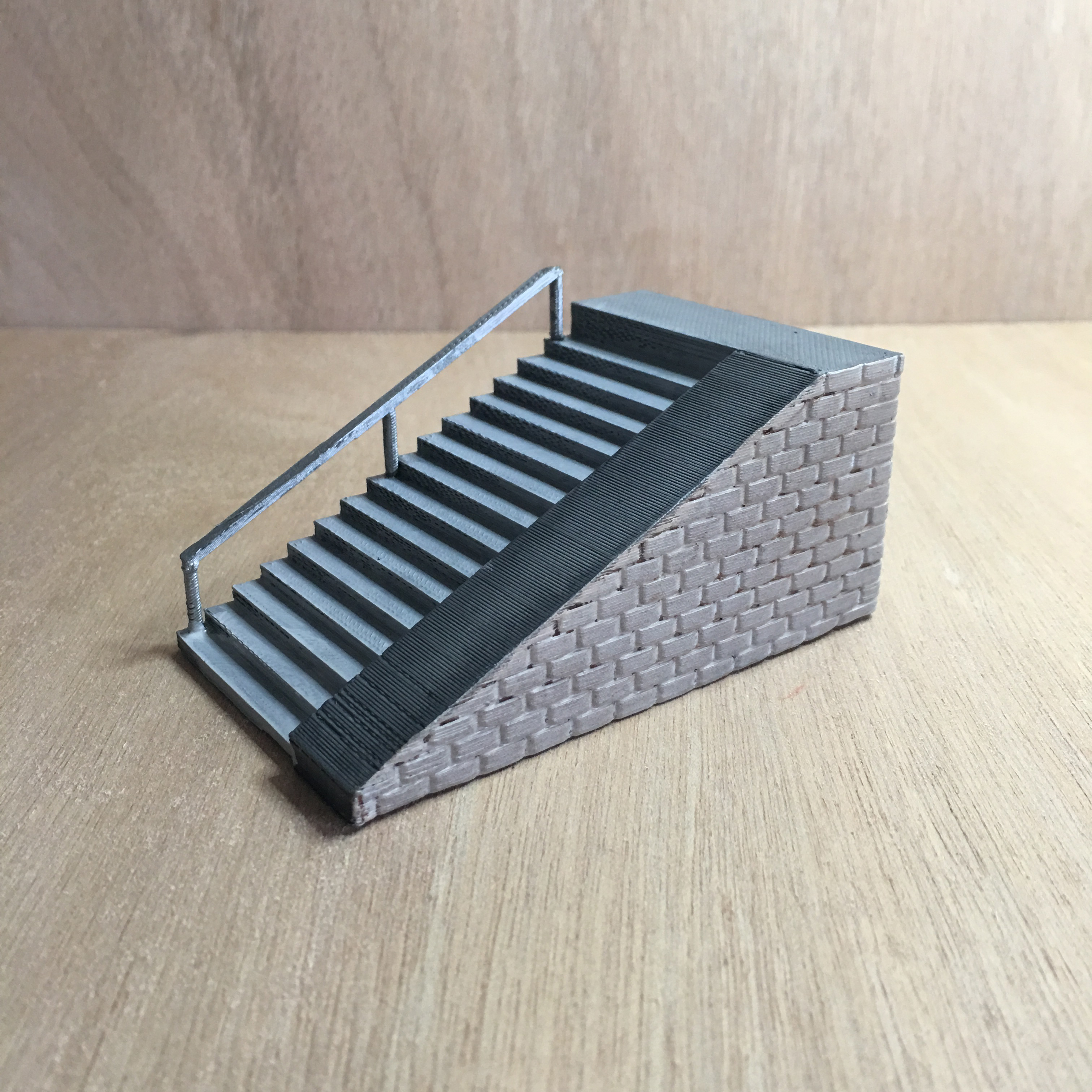Fingerboard Stairs Ramp - Tinkercad